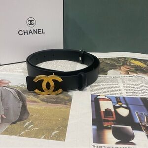 Chanel Black Belt